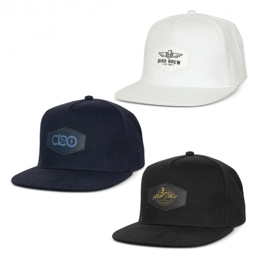 Promotional Logo Patch Flat Peak Caps